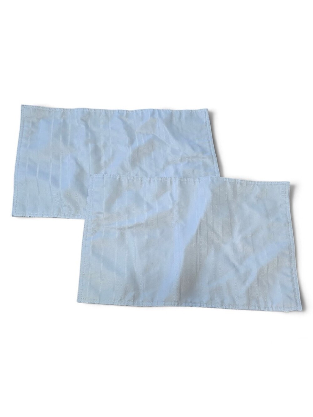 Silver/Gray Cloth Placemats - Set of 2